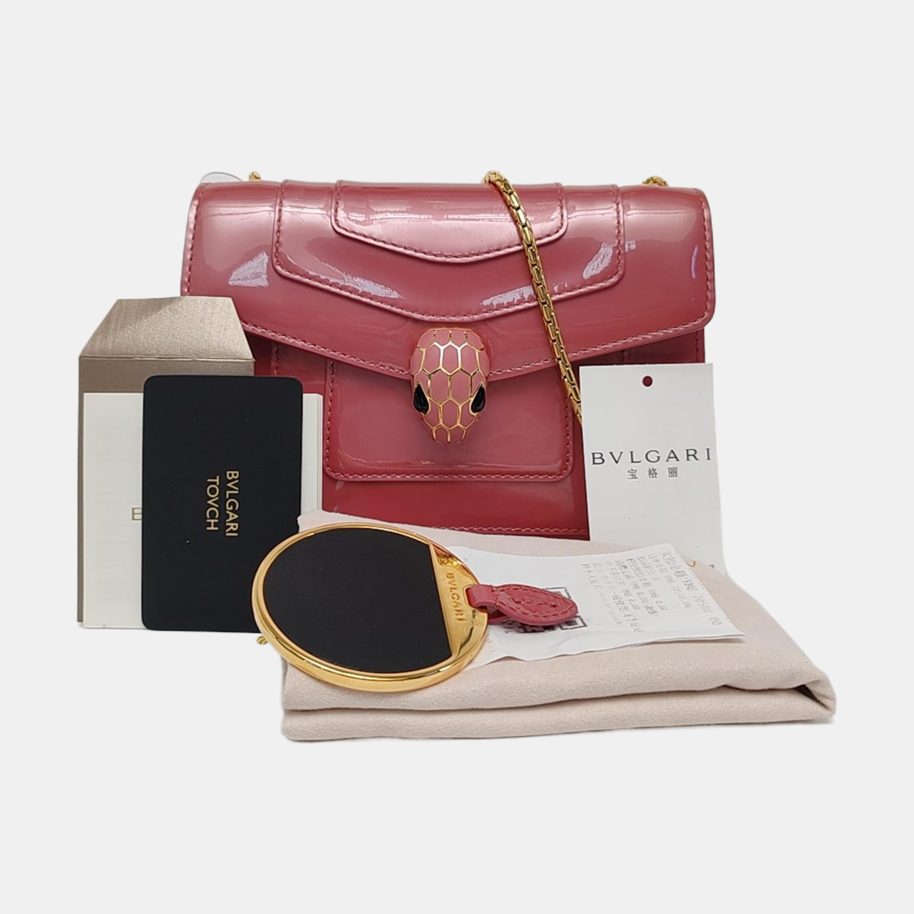 SERPENTI FOREVER Small Calfskin Pink