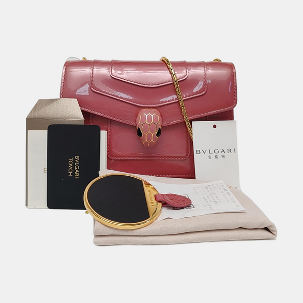 SERPENTI FOREVER Small Calfskin Pink
