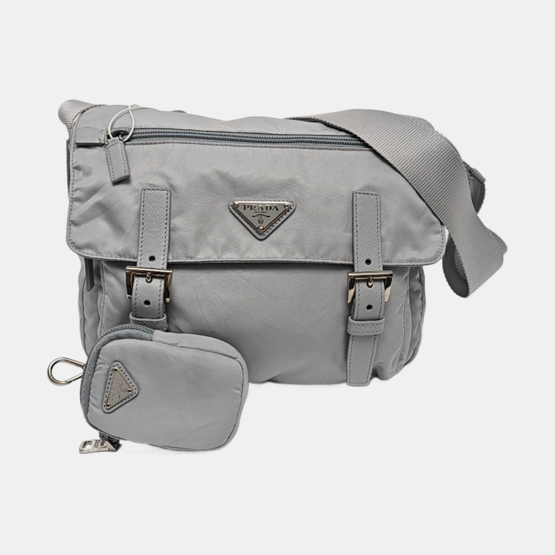 Vela Messenger Bag Nylon Blue