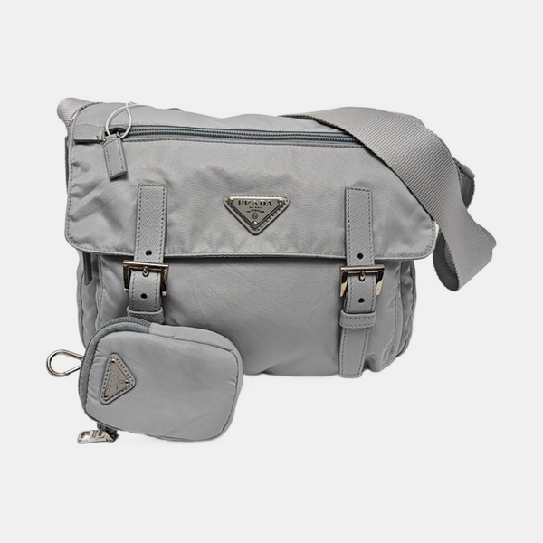 Vela Messenger Bag Nylon Blue