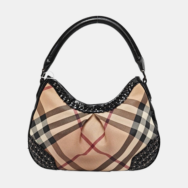 Coated Canvas Top Handle Bag Multicolor