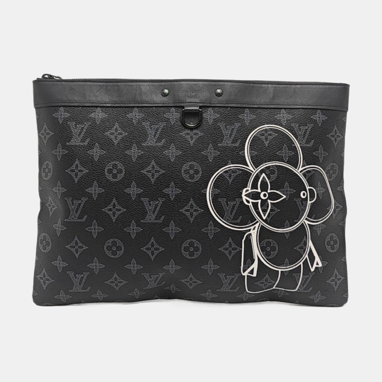 APOLLO GM Monogram Coated Canvas Black
