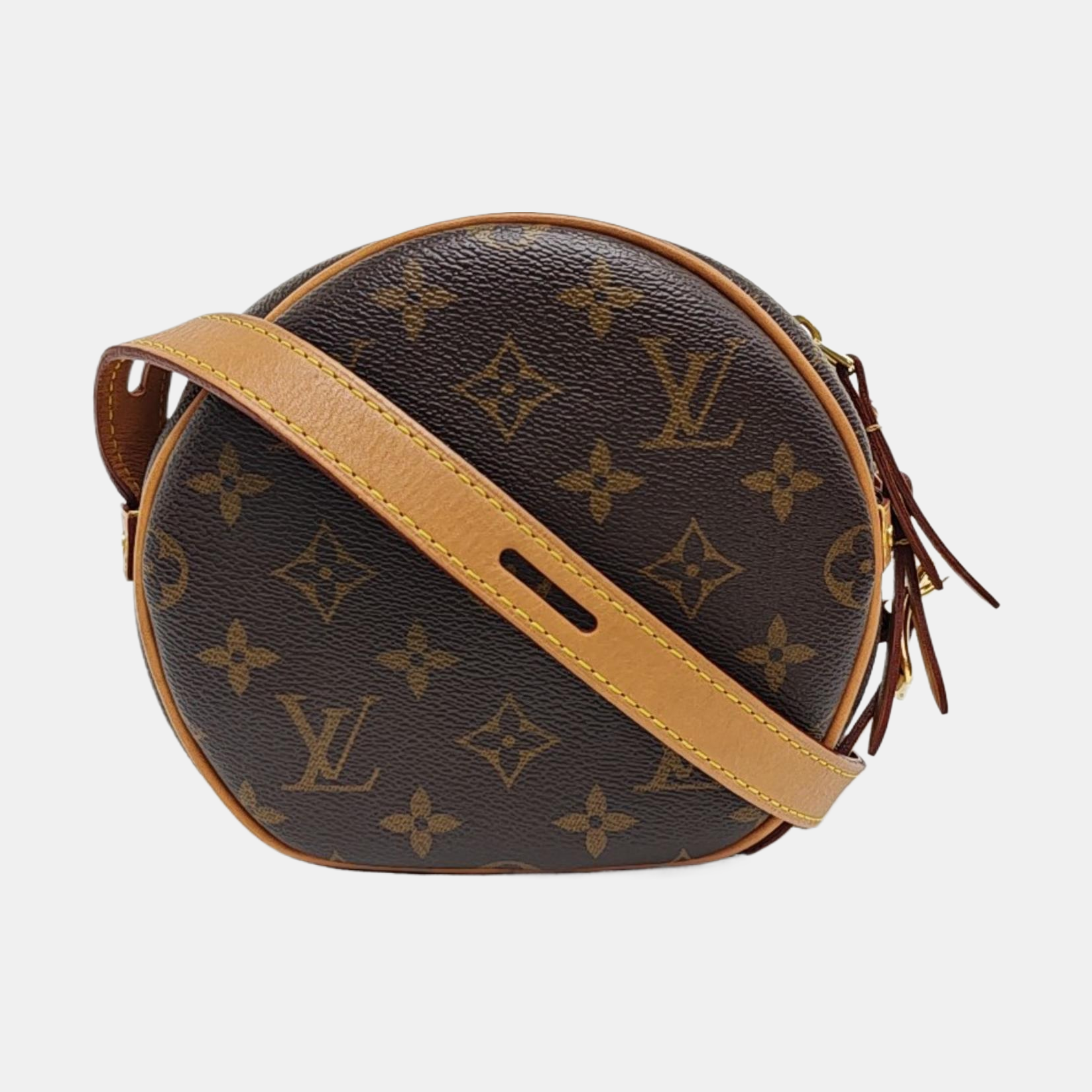 BOITE CHAPEAU PM Monogram Coated Canvas Brown
