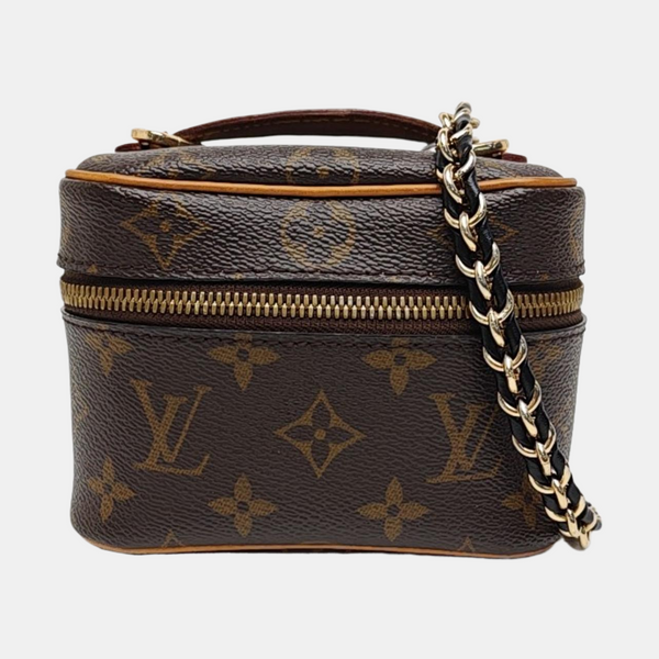 NICE Super Mini Monogram Coated Canvas Brown