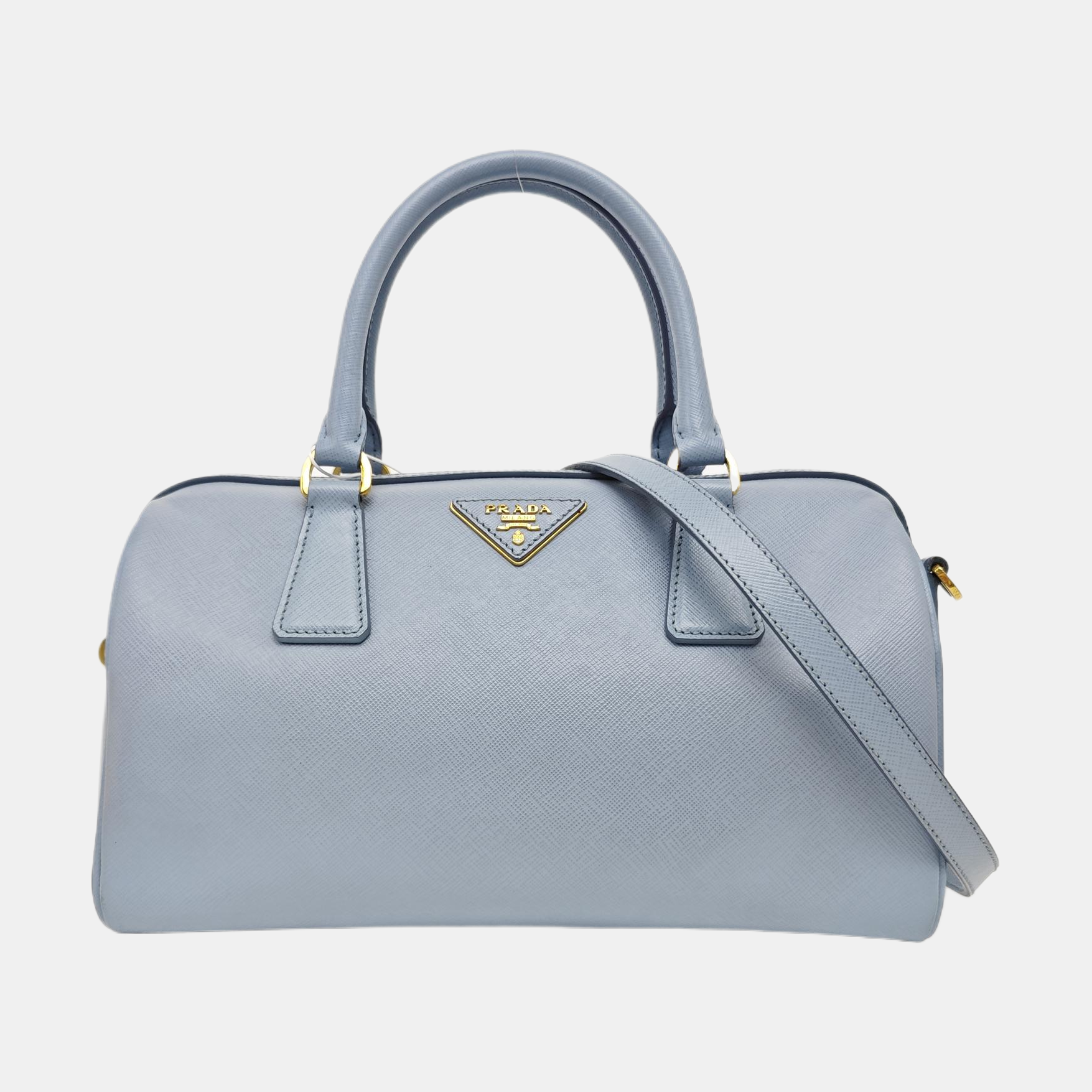 Saffiano Calfskin Shoulder Bag Blue