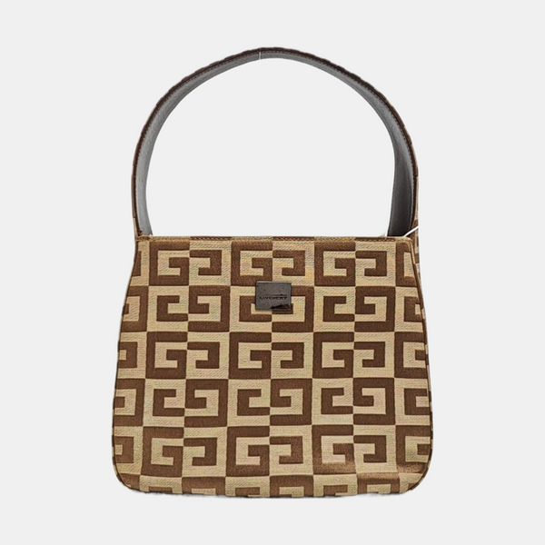 Canvas Shoulder Bag Brown