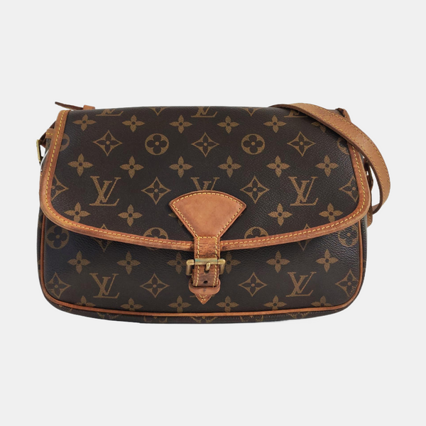 SOLOGNE PM Monogram Coated Canvas Brown