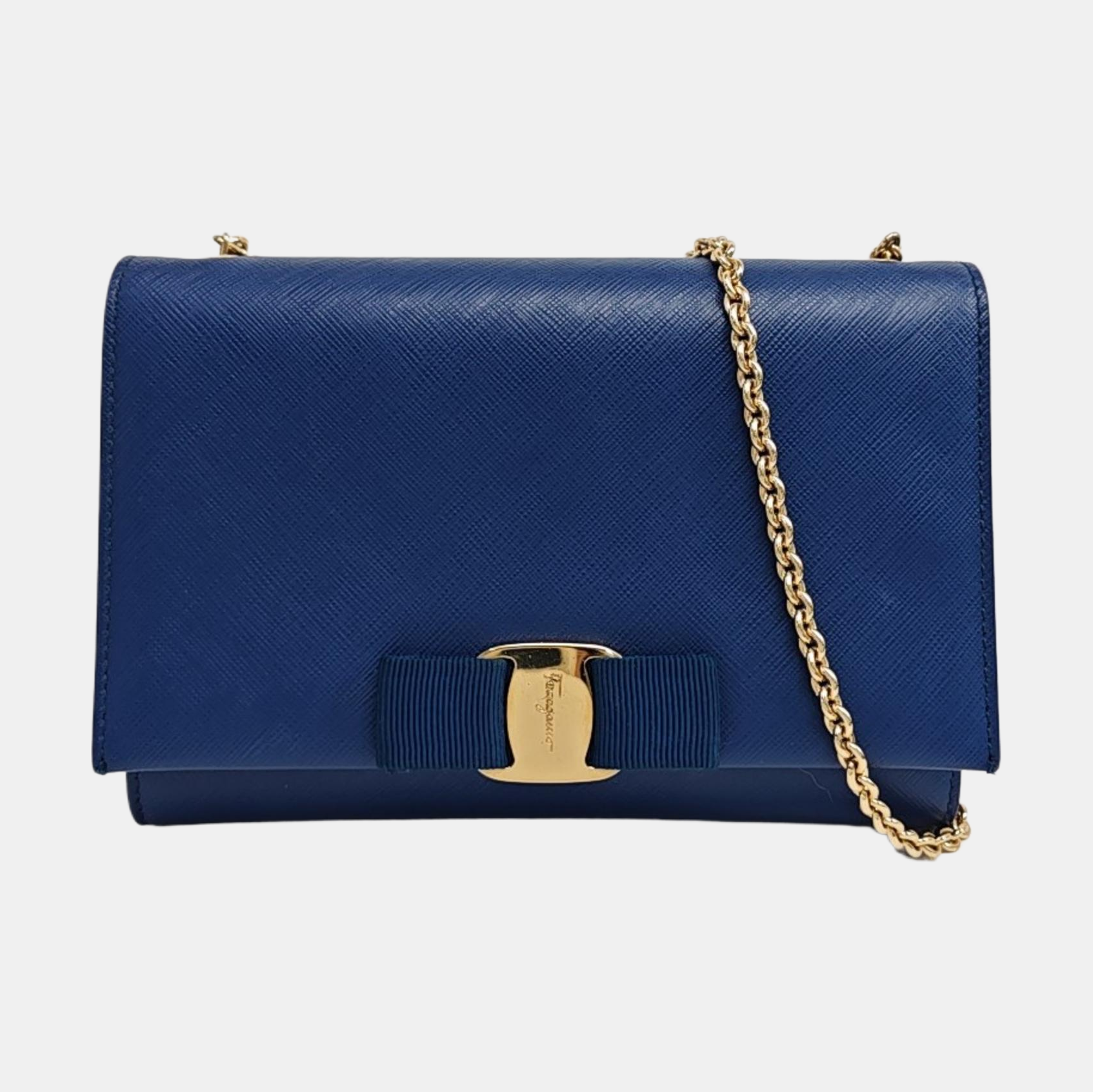 Ginny Calfskin Blue
