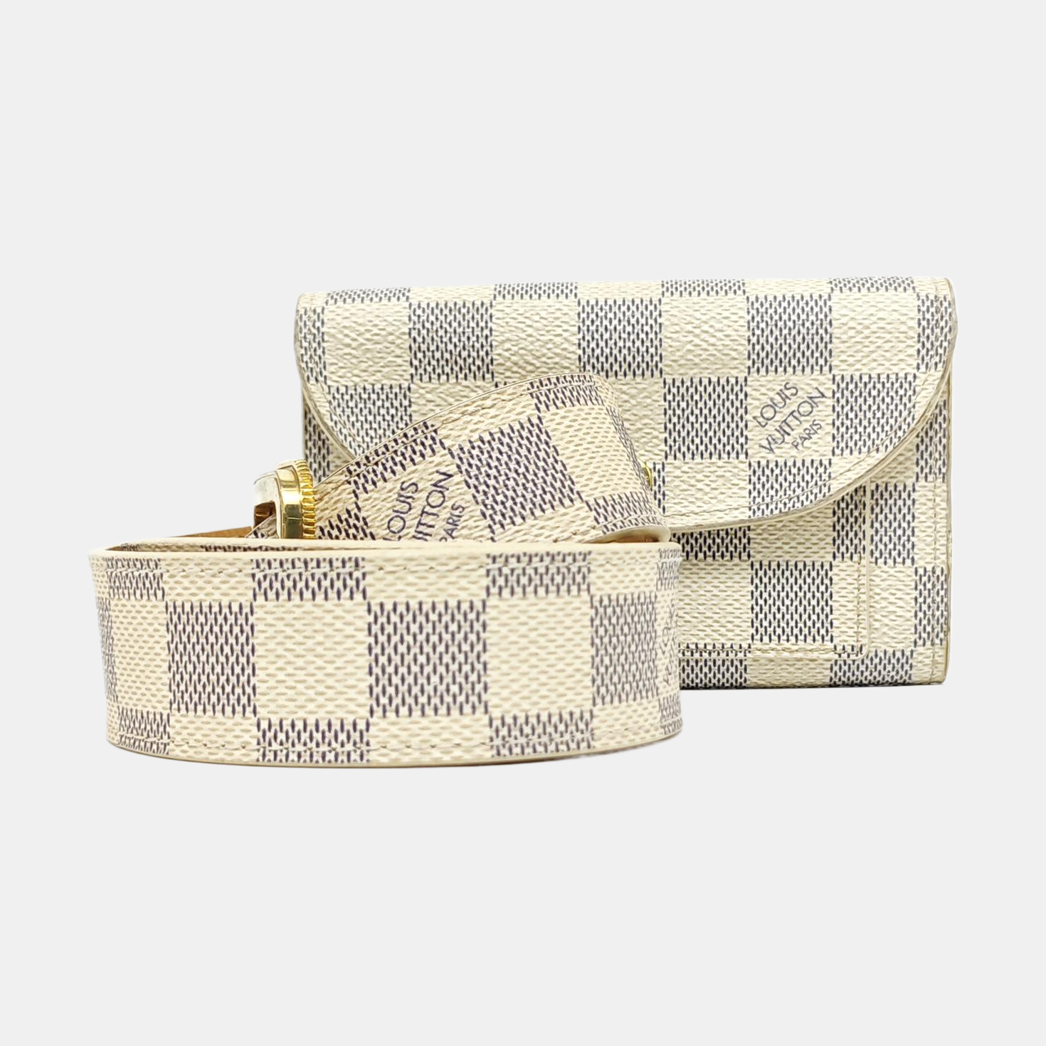 ROSALIE Damier Azur Coated Canvas Beige