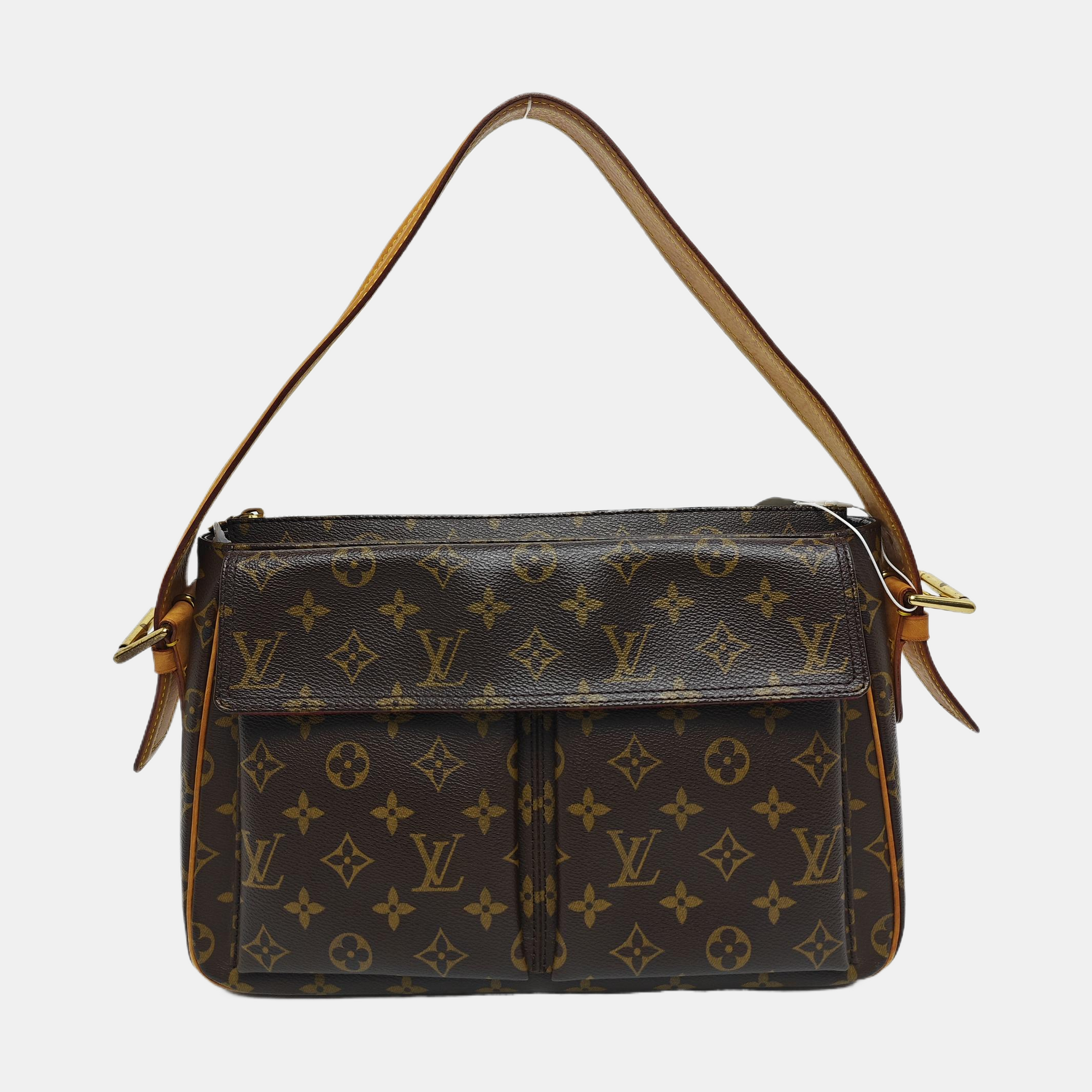 VIVA CITE Monogram Coated Canvas Brown