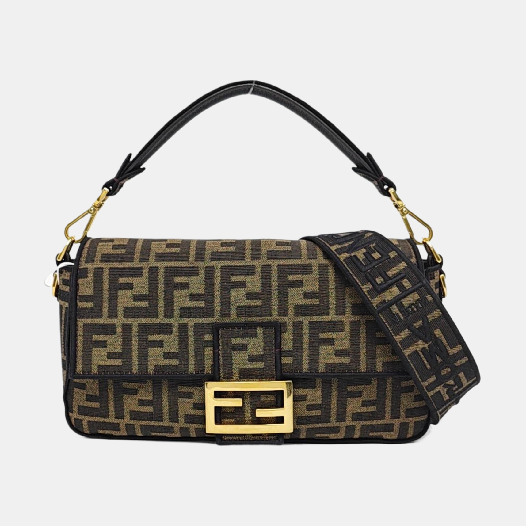 Baguette Medium Canvas Brown