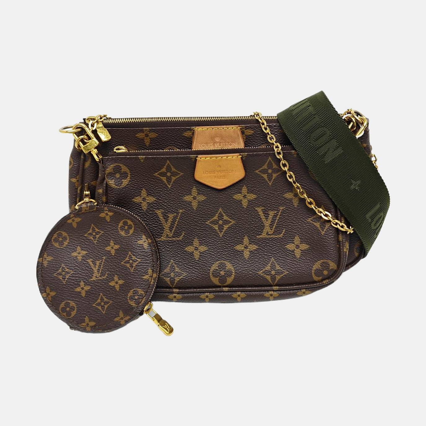 MULTI Monogram Coated Canvas Brown