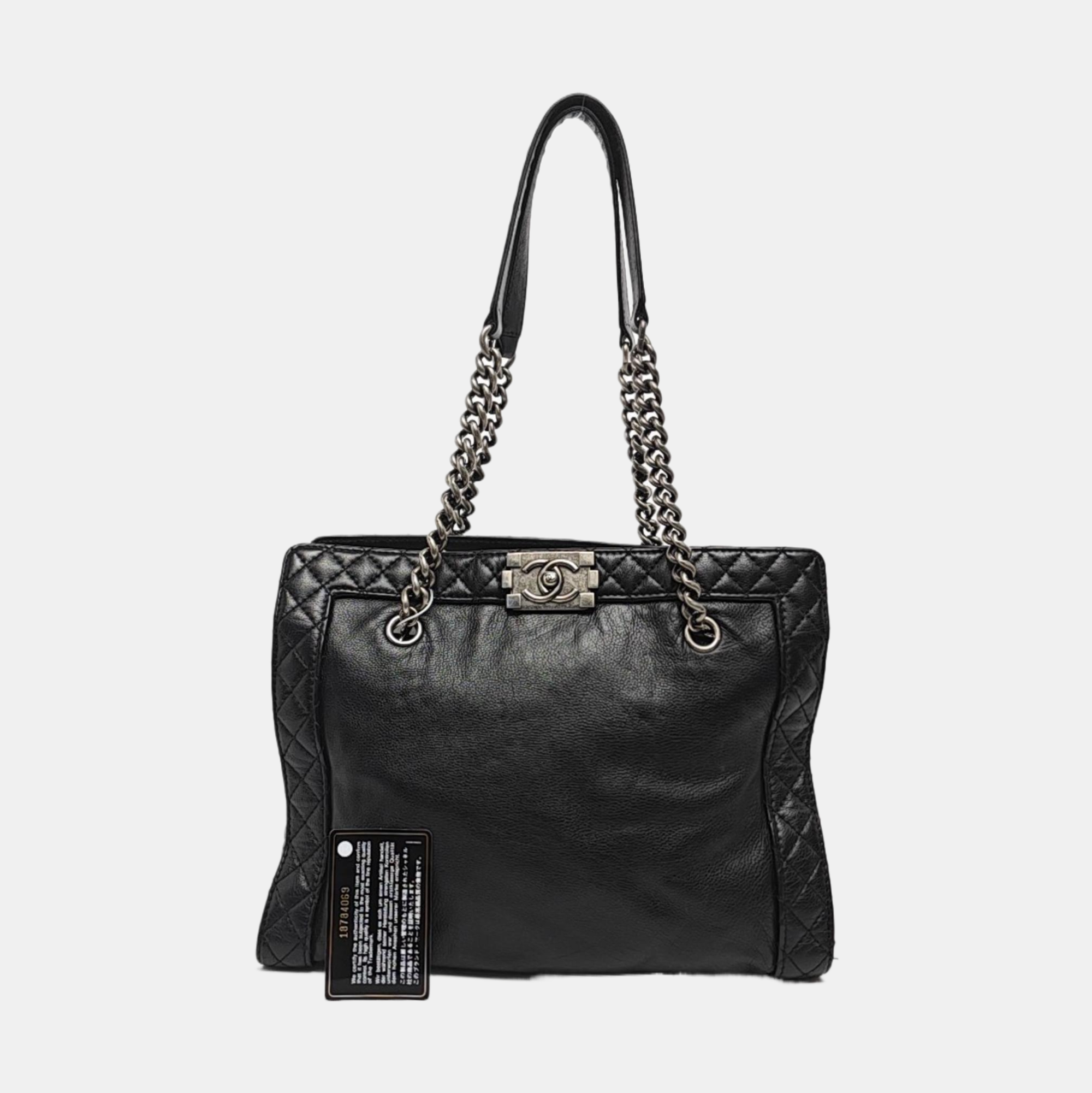 Quilted Calfskin Black