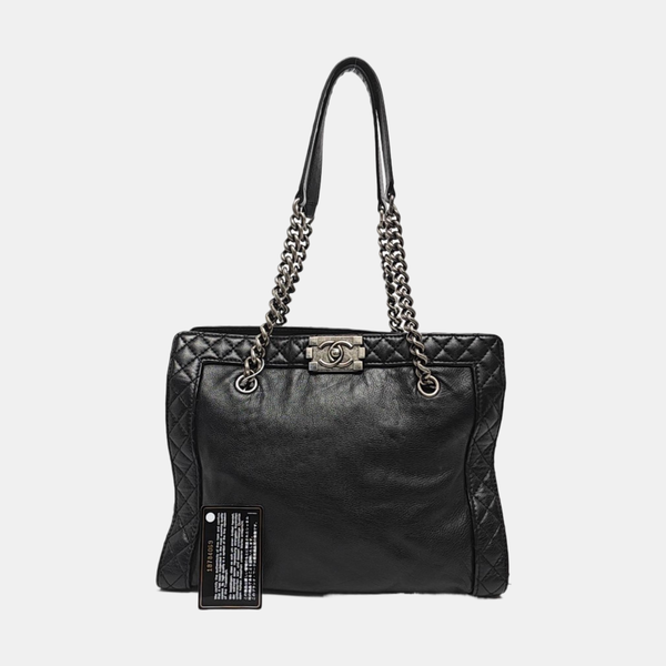 Quilted Calfskin Black