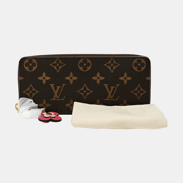 CLÉMENCE Monogram Coated Canvas Brown