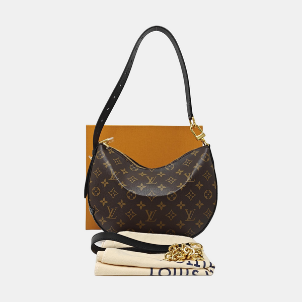 COOKIE BB Monogram Coated Canvas Brown