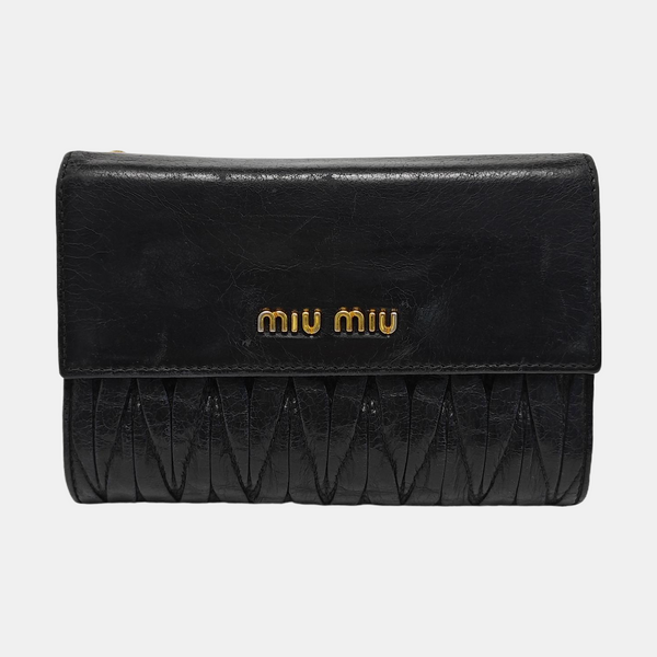 Lambskin Wallet Black