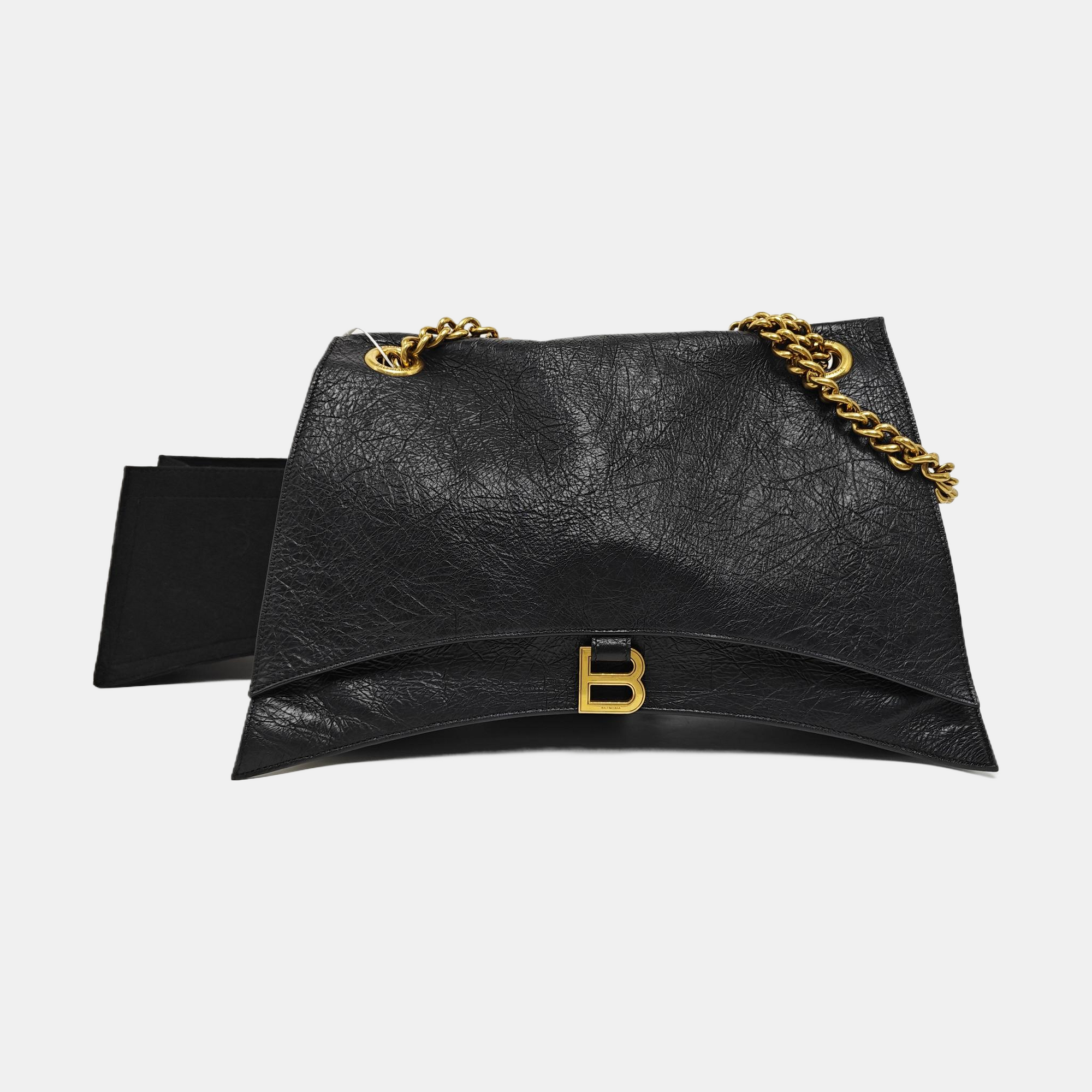 Crush Large Calfskin Black