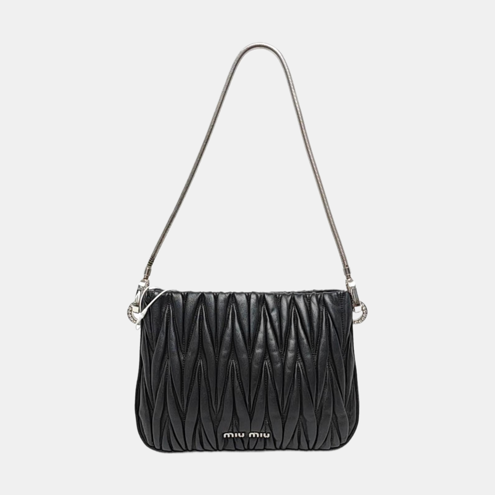Matelassé Quilted Lambskin Black