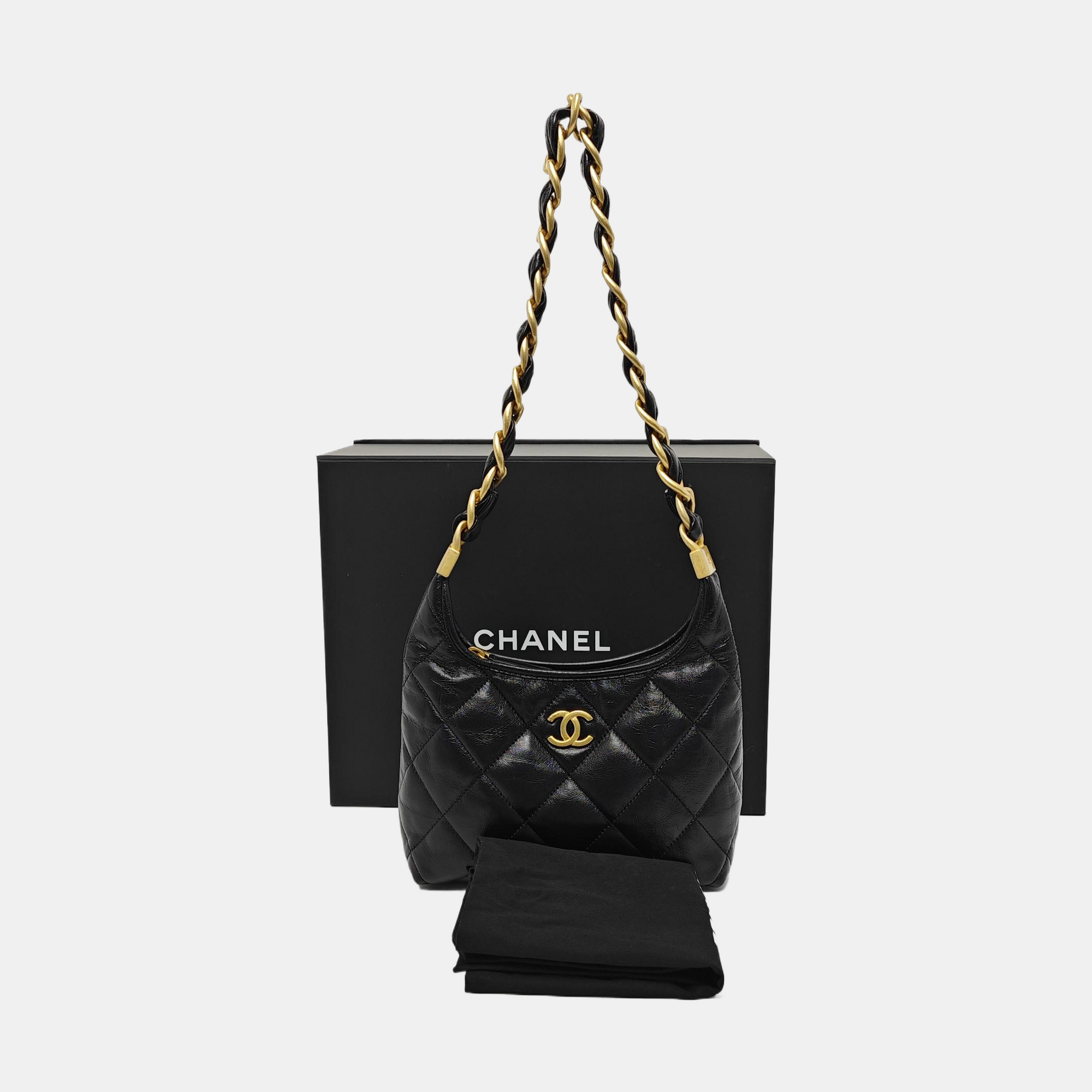 Quilted Lambskin Small Black