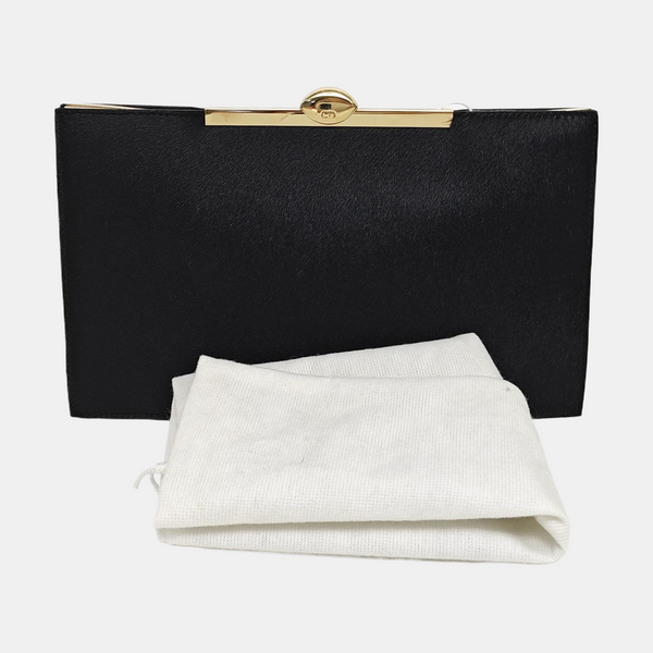 Horsehair Clutch Black