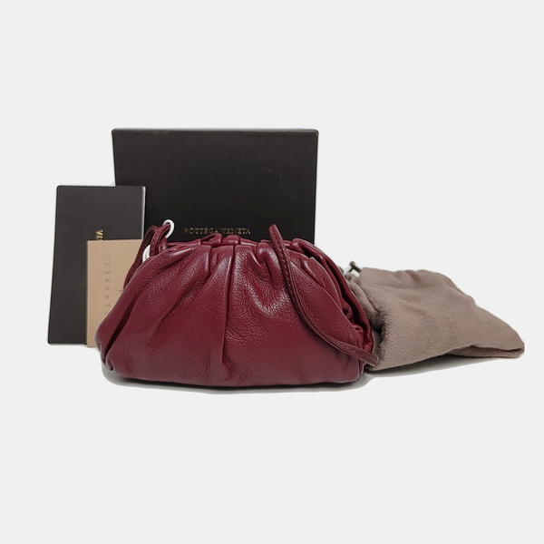 Authenticated pre-owned  The Pouch Calfskin Red - Shoulder Bag at Looply
