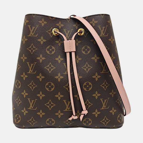 NÉONOÉ MM Monogram Coated Canvas Brown