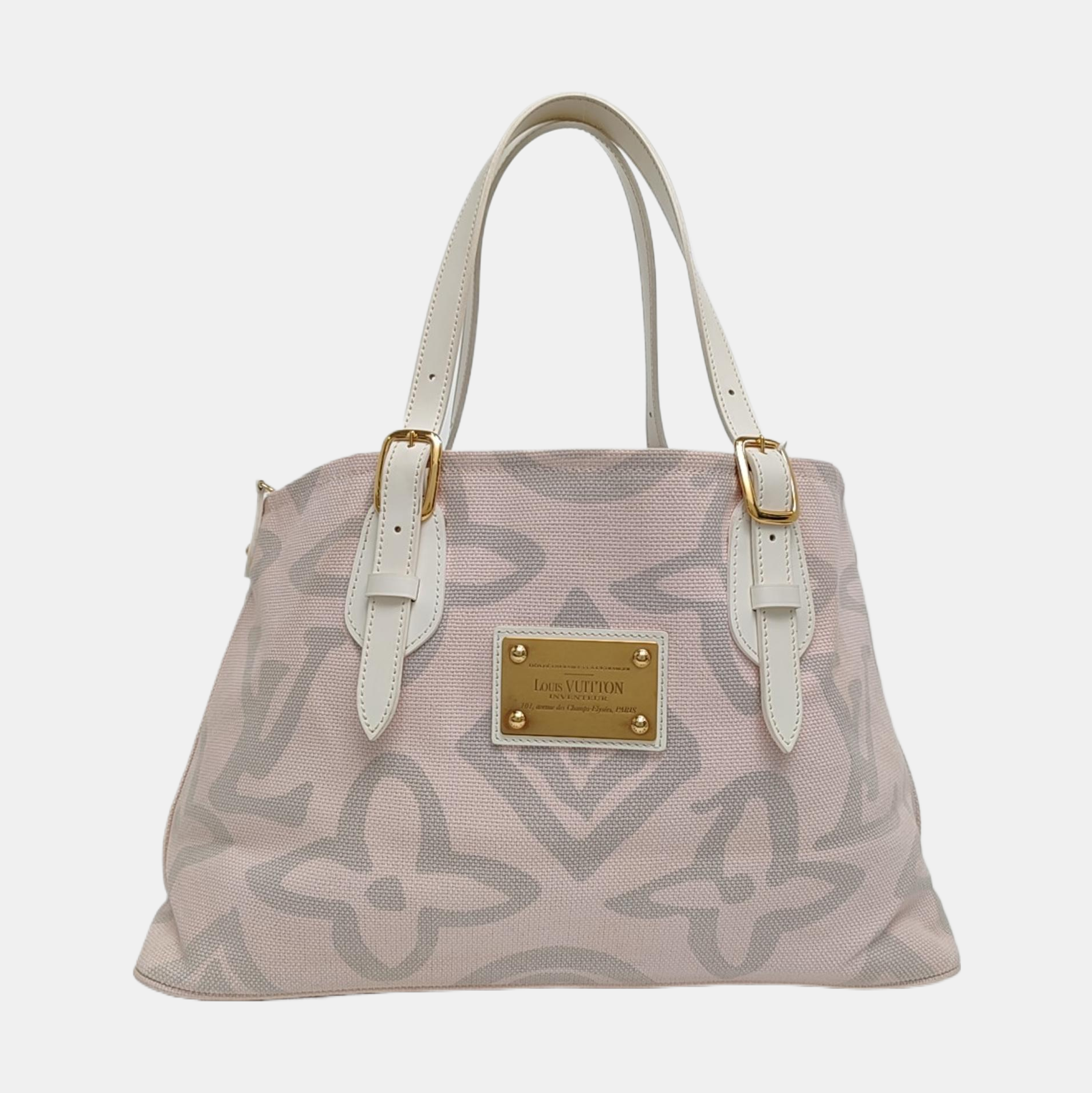 TAHITIENNE CABAS MM Monogram Canvas Pink