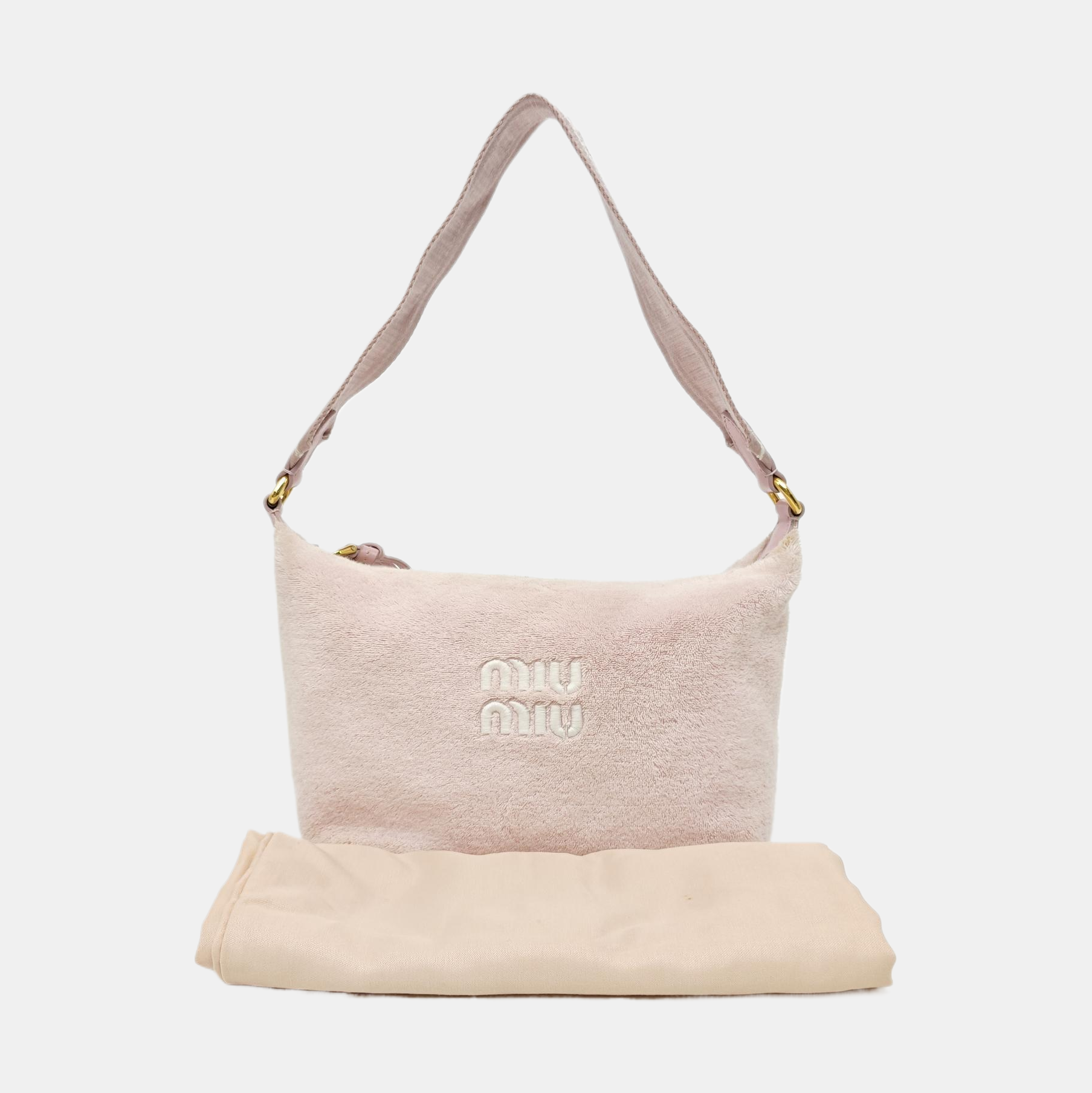 Fabric Top Handle Bag Mini Pink
