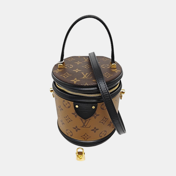 CANNES PM Monogram Coated Canvas Brown