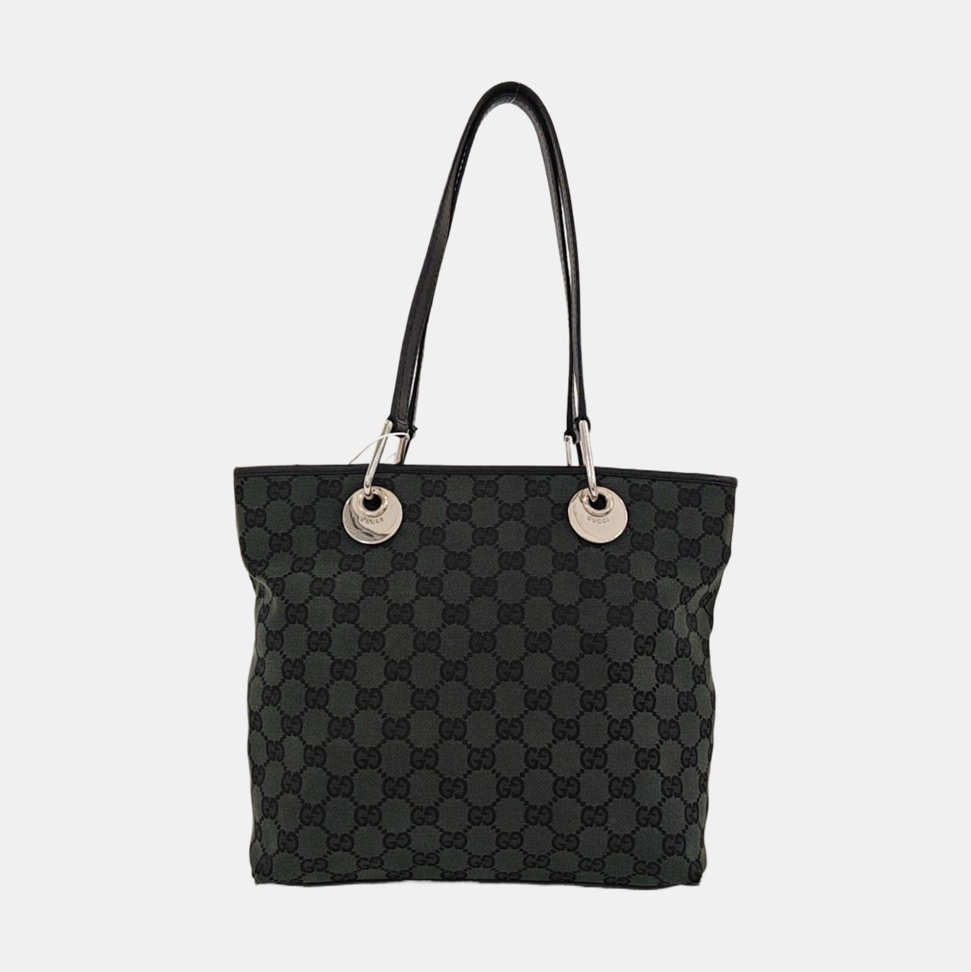 Monogram Canvas Top Handle Bag Green