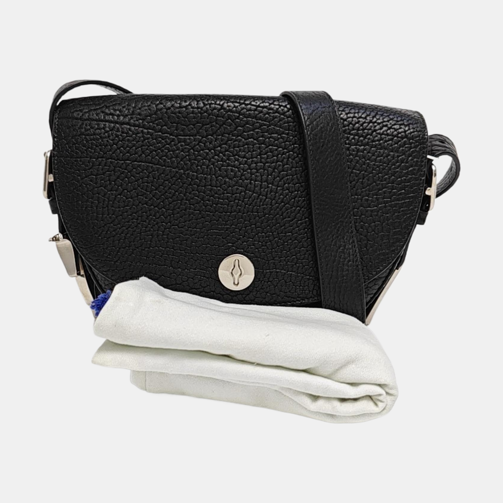 Calfskin Shoulder Bag Black