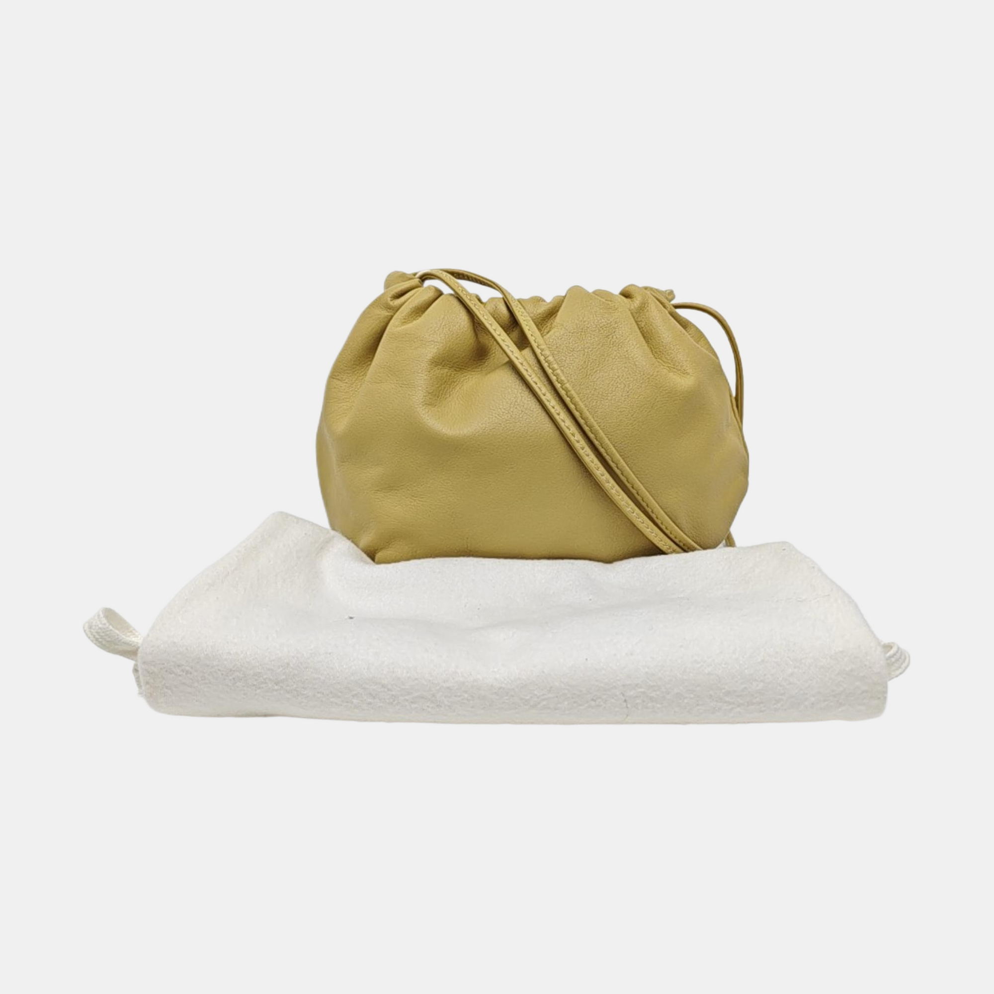 Calfskin Shoulder Bag Beige