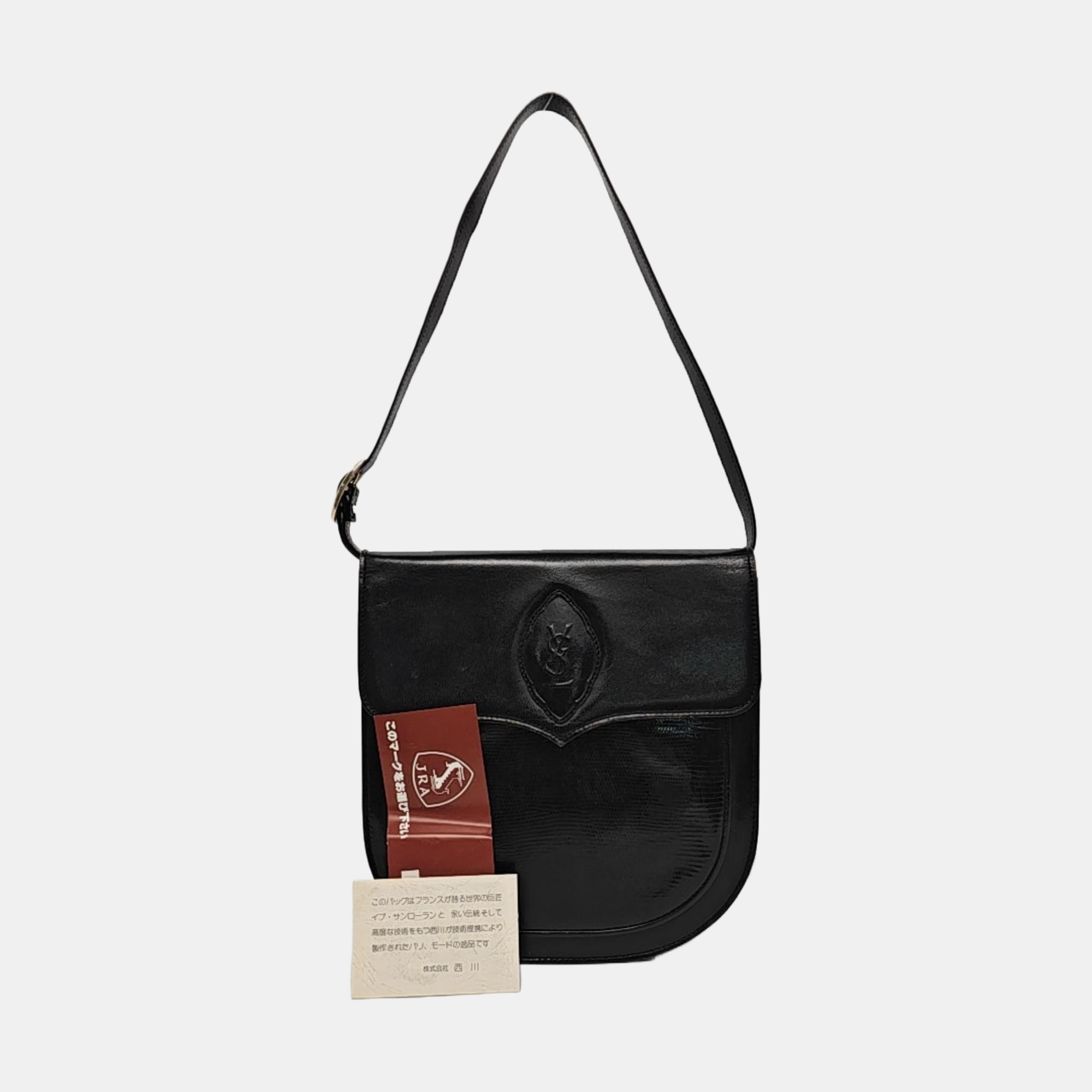 Lambskin Shoulder Bag Black