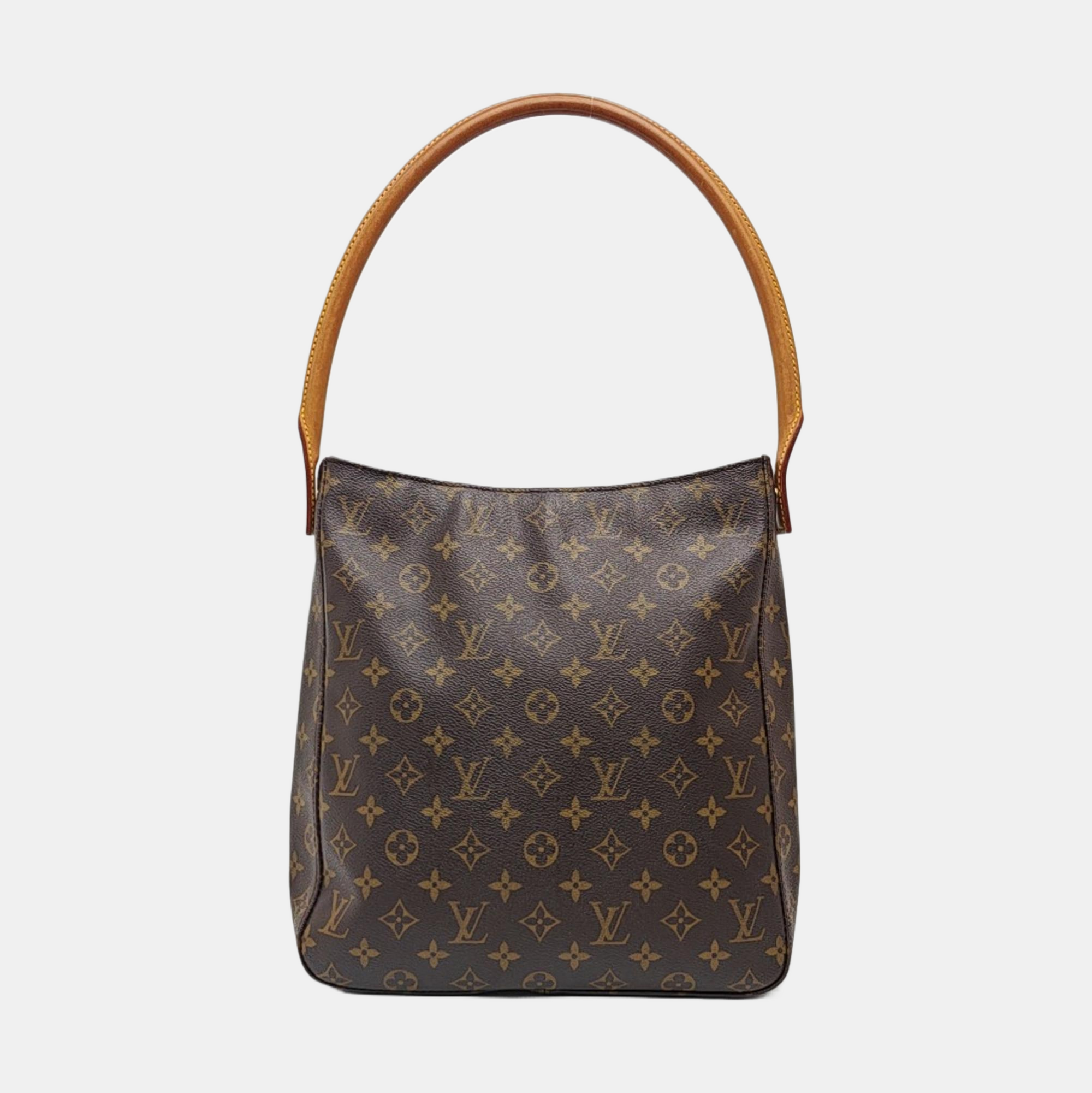LOOPING GM Monogram Coated Canvas Brown