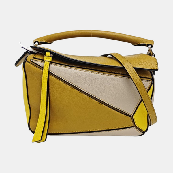 Puzzle Mini Calfskin Multicolor