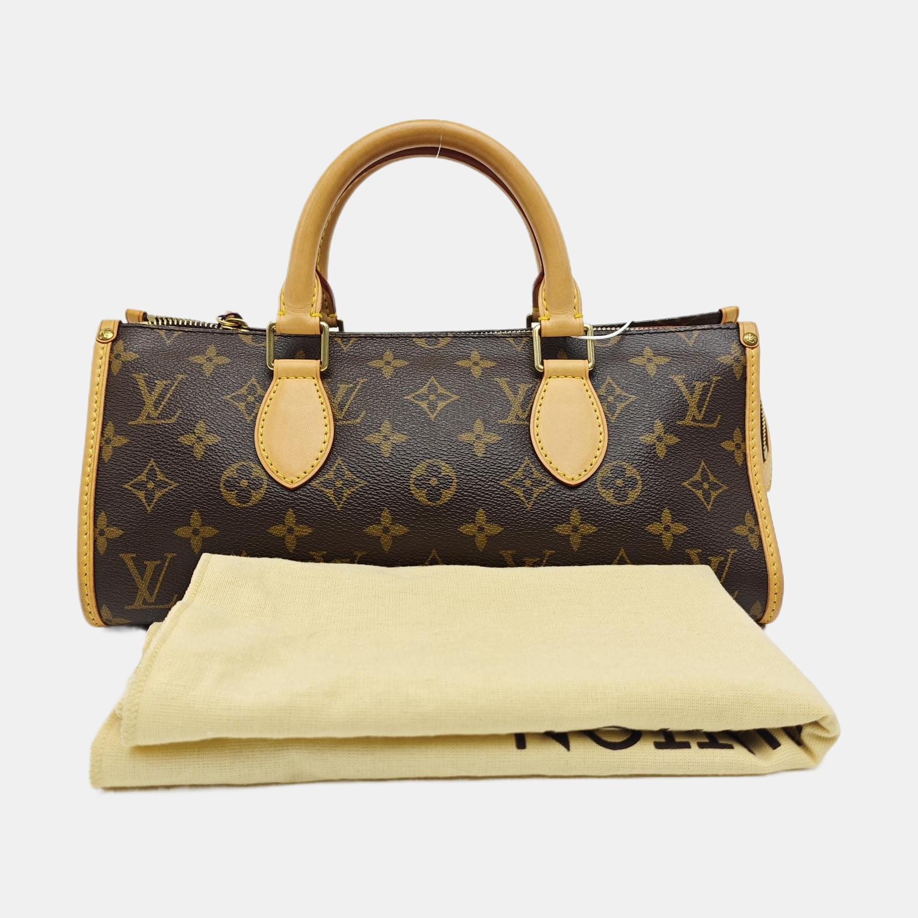 POPINCOURT Monogram Coated Canvas Brown