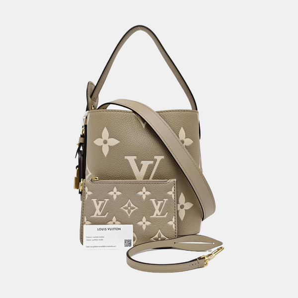 ALL IN BB Monogram Calfskin Gray