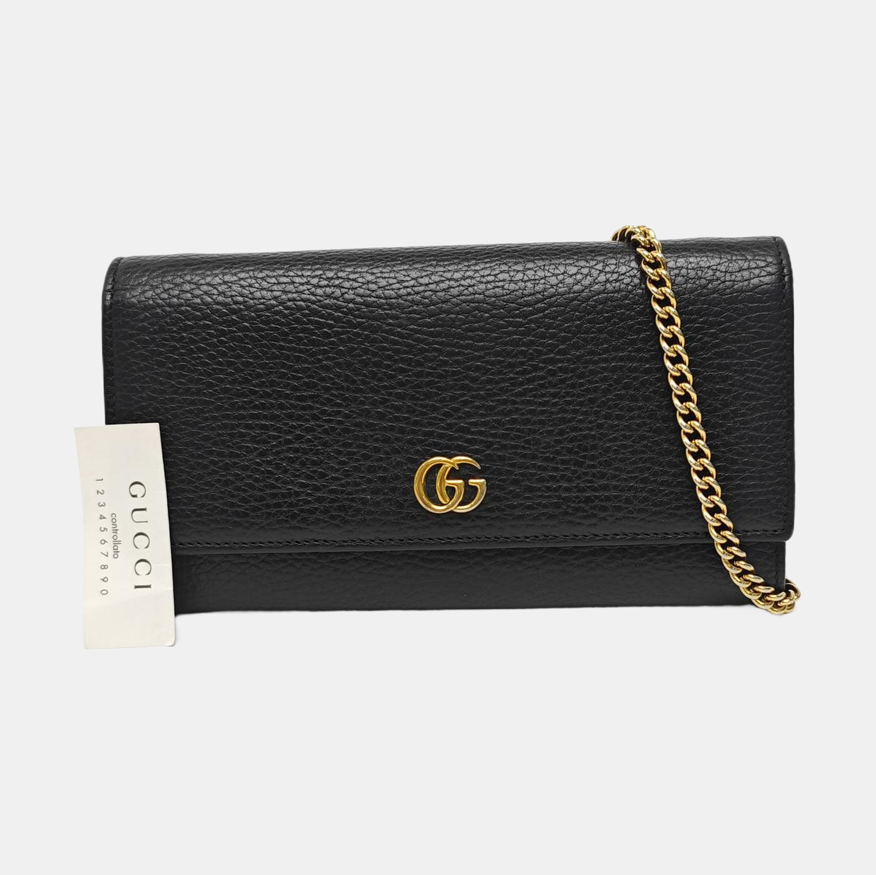 GG Marmont Super Mini Calfskin Black