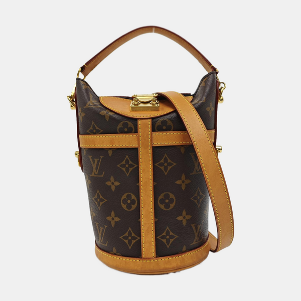 DUFFLE Monogram Coated Canvas Brown