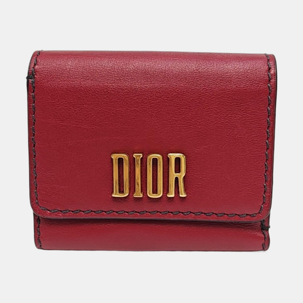 Calfskin Wallet Red