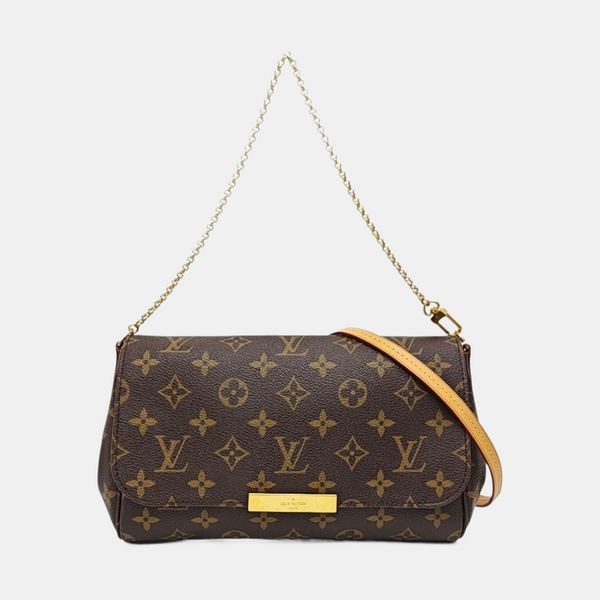 FAVORITE PM Coated Canvas Brown