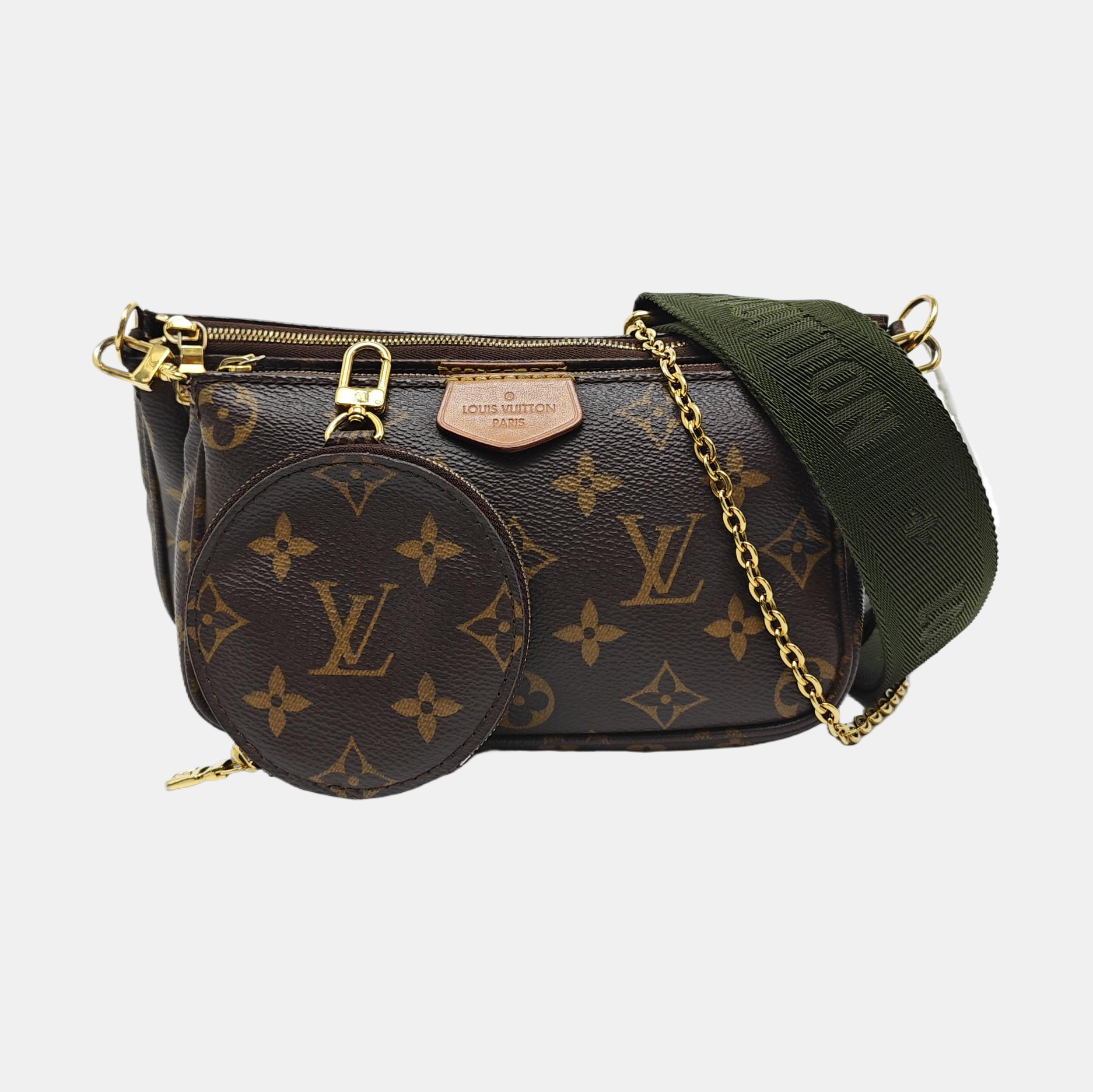 MULTI Monogram Coated Canvas Brown