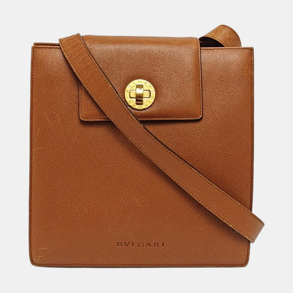 BVLGARI BVLGARI Calfskin Brown