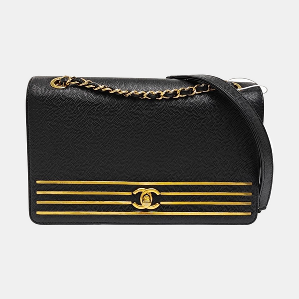 Grained Calfskin Black