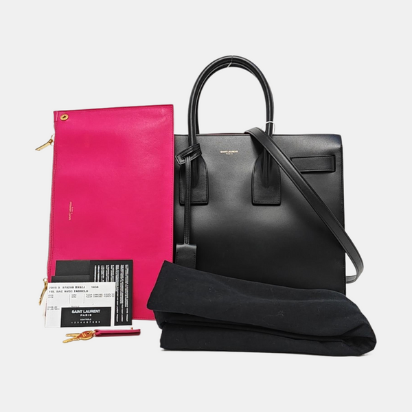 SAC DE JOUR Calfskin Black