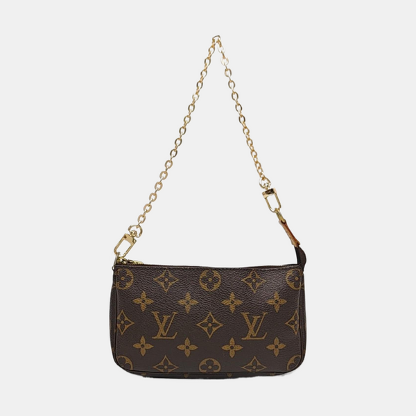 ACCESSOIRES MM Monogram Coated Canvas Brown