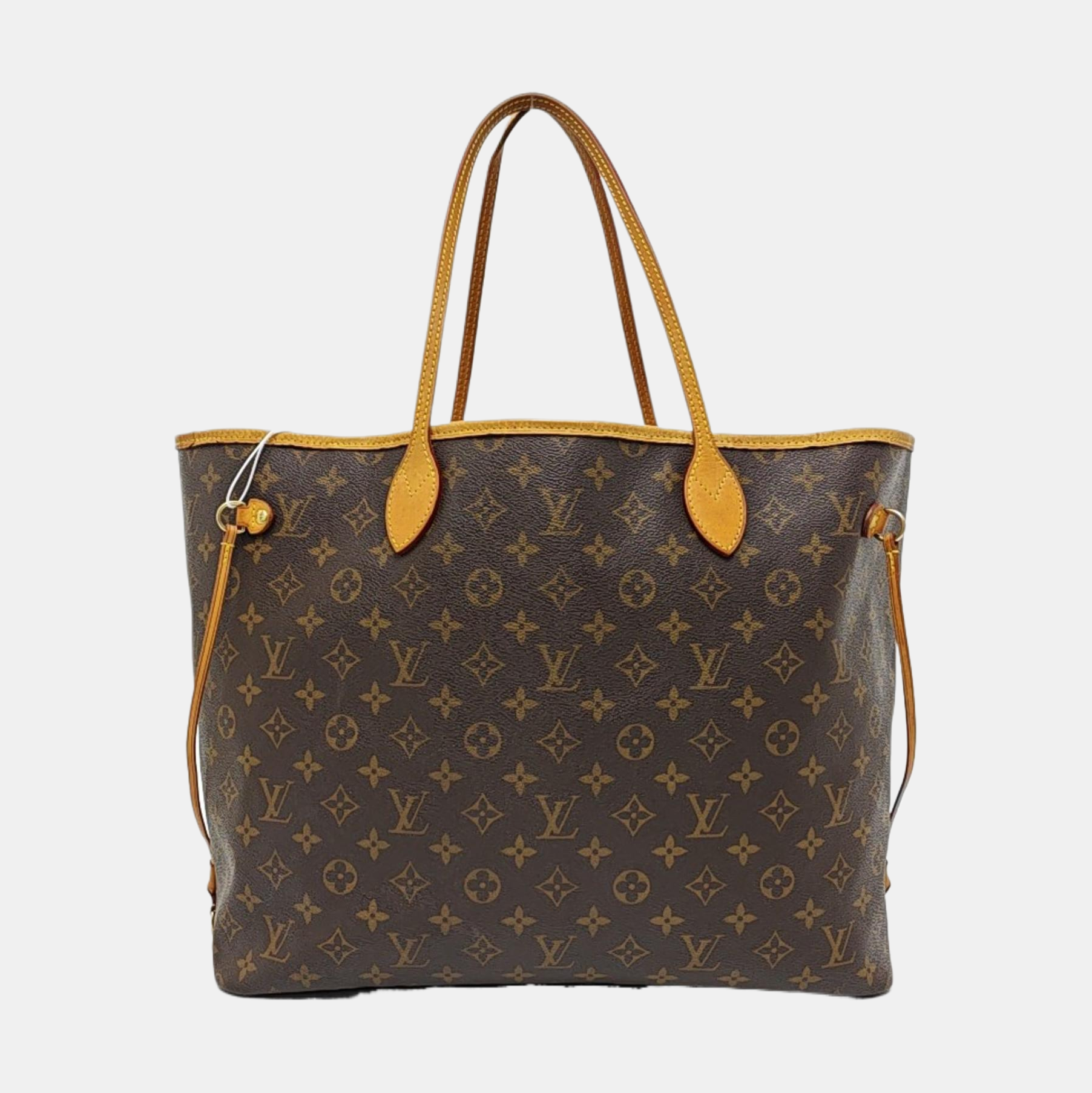 NEVERFULL GM Monogram Coated Canvas Brown