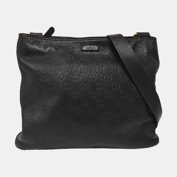 GG Imprime Monogram Calfskin Black
