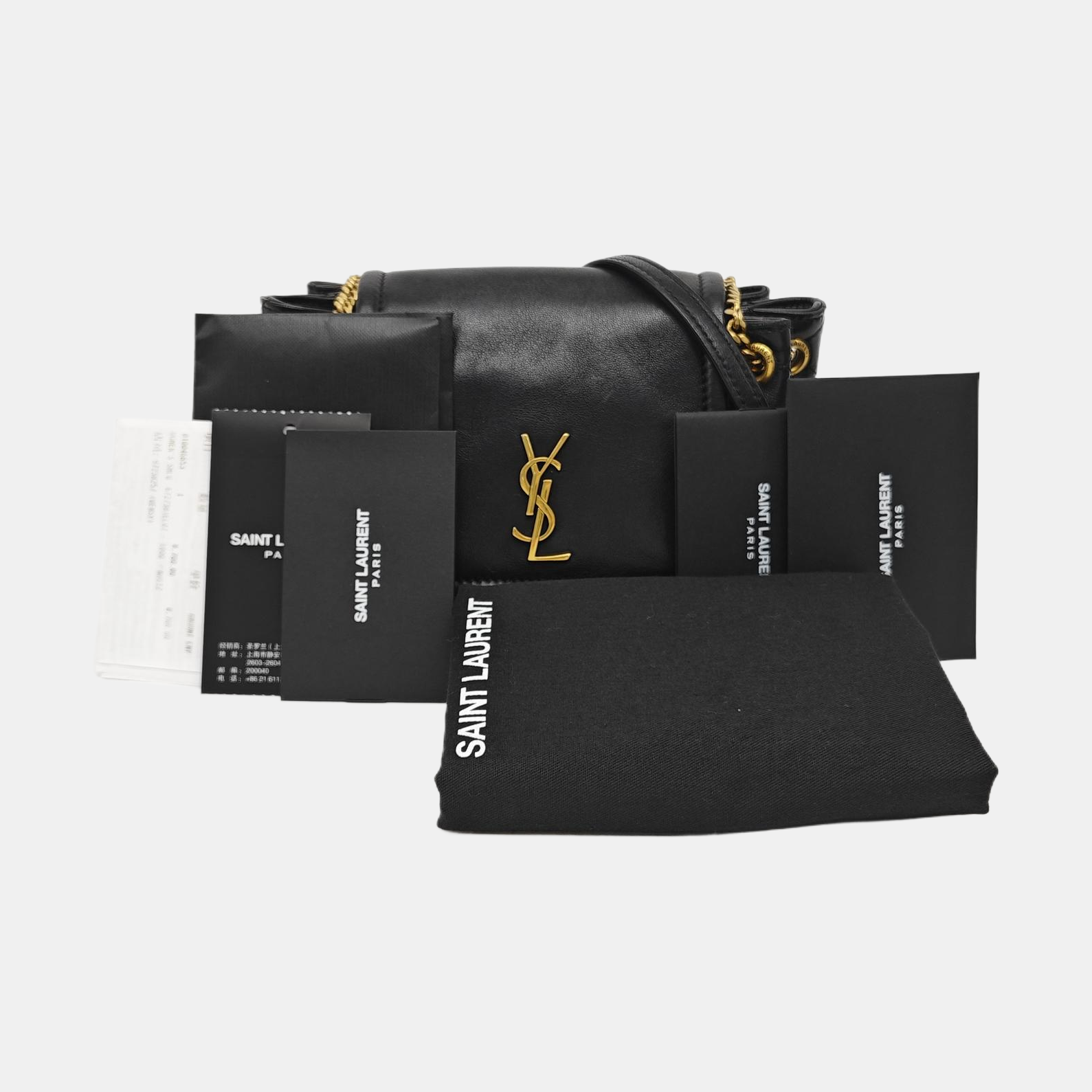 NOLITA Mini Quilted Lambskin Black